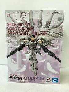 ◯GA177-80さA4D【埼玉発】 BANDAI 魂ウェブ商店 超合金 #1021 XXXG-00YSW ウイングガンダムスノーホワイトプレリュード 未開封 未組立 