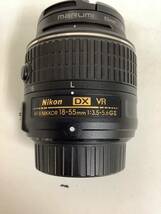 ◯営TK040-A6T60【埼玉発】NIKKOR ニコン maRumi カメラレンズ DX VR AF-S NIKKOR 18-55mm 1:3.5-5.6G II 現状品_画像4