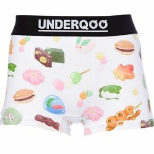 Underqqq アンダークー ボクサーパンツ 和菓子 ホワイト ユニセックス