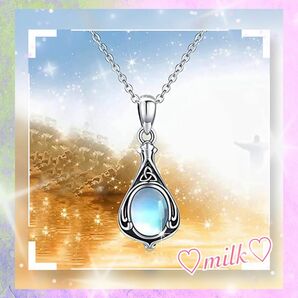 ネックレス アンティーク ムーンストーン 結婚式 おしゃれ デート 綺麗 アクセサリー ジュエリー プレゼント 可愛い プレゼント