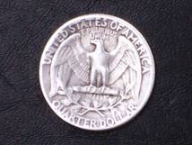 1940年　米国　ワシントン　25セント銀貨　ミントマーク無し　　_画像2