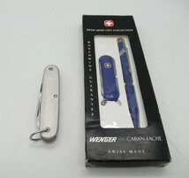 WENGER CARAN d’ACHE ウェンガー カランダッシュ SWISS ARMY GIFT COLLECTION/マルチツール 多機能ナイフ まとめて ２点セット ★H1108895_画像1