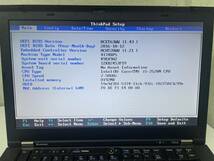 ◆◇O048 Lenovo ThinkPad T420s　Core i5-2520M　ストレージ/なし　メモリ/8GB BIOS確認 ◇◆_画像2