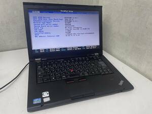 ◆◇O049 Lenovo ThinkPad T420s　Core i5-2520M　ストレージ/なし　メモリ/8GB BIOS確認 ◇◆