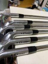 PING ピン G700 黒ドット #6-PW,UW 6本セット N.S.PRO Zelos6_画像2