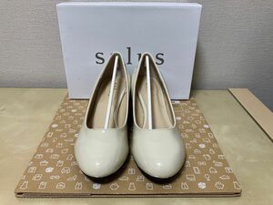 美品　salus サルース　エナメル　パンプス　24㎝