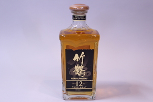 p-1501　未開栓古酒　ニッカ NIKKA 竹鶴 12年 ピュアモルト 660mLウイスキー