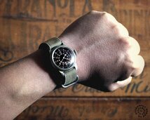 *30% off 1940s キャンバス NATOストラップ 20mm STONEWALL NATOベルト NATO ミリタリーウォッチ アメリカ軍 米軍 アンティーク ビンテージ_画像6