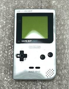 〈ジャンク品〉GB ゲームボーイライト 本体 シルバー MGB-101 GAMEBOY LIGHT