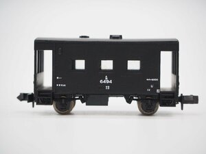 【ジャンク】KATO カトー ヨ6000 ヨ6494 車掌車 国鉄貨車 Nゲージ 鉄道模型 動作未確認 キングラム[fnk]