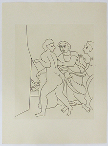 アンドレ・ドラン『ギリシャ神話』より「作品（8）」銅版画　ノーサイン シートのみ　1951年制作