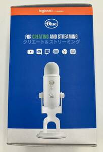 o3151R Logicool ロジクール G Blue Yeti white ゲーミングマイク コンデンサーマイク BM400W