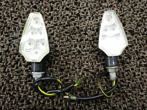 TZM50R 社外 ウインカー左右 LED ●H907！4KJ カスタム素材に ヤマハ 【 4EU 】