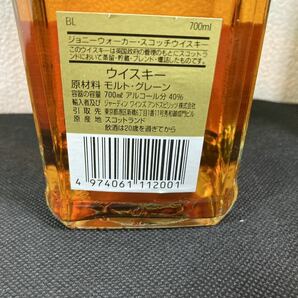 未開栓 ジョニーウォーカー JOHNNIE WALKER 12年 ブラック ラベル Black Label スコッチウイスキー 700mlの画像4