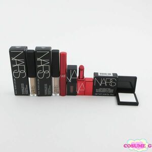 NARS パウダープレストN #5894 クリーミーコンシーラー #1242 #1244 リップバーム #1357 マスカラ 口紅 #2772 6点セット C044