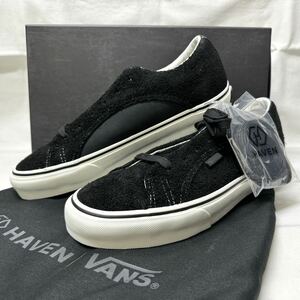 VANS HAVEN LAMPIN VLT LX ヴァンズ バンズ ヘイヴン コラボ スケート スニーカー ブラック スウェード US9.5(27.5cm)