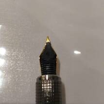 #2257 文具 筆記具 万年筆 Mont Blanc モンブラン ジャーマニー GERMANY ペン先GENIUS IRIDIUM刻印 筆記未確認 付属品無 中古品 個人保管品_画像4