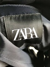 n102☆【ダブル ブレザー テーラードジャケット】ZARA ザラ 38 紺_画像4