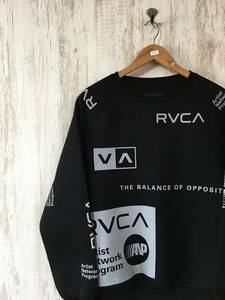 412☆【フルデコ ハイブリッド スウェット】RVCA ルーカ ストリート ボーダー S