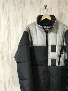 at644☆【ボリューム ダウンジャケット】HELLY HANSEN ヘリーハンセン 黒 グレー M