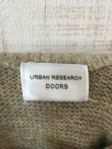 L119☆【ウールニットロングワンピース】URBAN RESEARCH DOORS アーバンリサーチ セーター ベージュ one_画像5