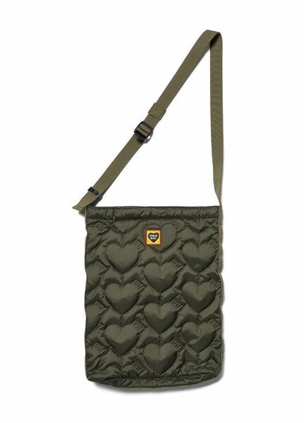 HUMAN MADE 2023FW HEART QUILTING SHOULDER BAG OLIVEDRAB ヒューマンメイド ハート キルティング ショルダーバッグ オリーブドラブ