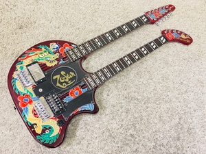 【激レア】FERNANDES ZO-3 ART ROCK Two Heaven / フェルナンデス トゥーヘブン Wネック ダブルネック【美品】♪