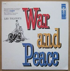 ◆【LP】US盤 Nino Rota ニーノ・ロータ : WAR AND PEACE 戦争と平和 / MUSIC FROM THE SOUND TRACK / ACL 930