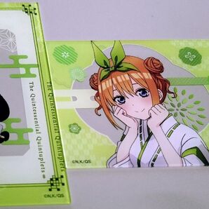 五等分の花嫁 TSUTAYA(甘い和菓子をあなたと一緒に)アクリルカード 四葉