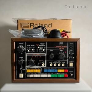 超レア 博物館級 ほぼ 未使用 美品 Roland Compu Rhythm CR-78 コンピュ・リズム ローランド ヴィンテージ リズム マシン 付属品 箱付 札幌