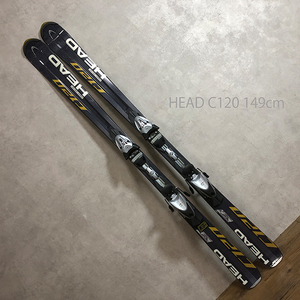 HEAD ヘッド C120 149cm カービング スキー FIBER JACKET ビンディング セット ウィンター スポーツ レジャー アウトドア 札幌 