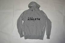 513　ATHLETA　アスレタ　スウェットパーカー　グレー　Lサイズ_画像1