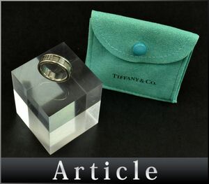 158592□ Tiffany&co ティファニー アトラス リング 指輪 9号 アクセサリー Sv925 スターリング シルバー メンズ レディース/ E