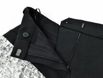 158830◆美品 LOUIS VUITTON ルイ ヴィトン スカート 34 ひざ丈 ボトムス ファッション スパンコール ブラック ホワイト レディース/ Z_画像5