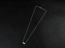 158709□ Tiffany&co ティファニー ビーン デザイン ペンダント ネックレス アクセサリー Sv925 スターリング シルバー レディース/ E_画像2