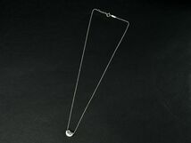 156036◆美品 Tiffany&co ティファニー ビーン デザイン ネックレス ペンダント アクセサリー Sv925 スターリング シルバー レディース/ E_画像2