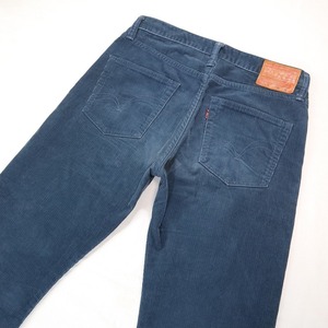 SAMRAI JEANS サムライジーンズ コーデュロイストレートパンツ ネイビー Lot9 ボタンフライ S0510-CO メンズ W31 M相当