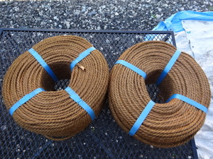  super-discount * new goods * domestic production *2 volume set //ma garlic chive flax three strike . rope *6mm 10Kg