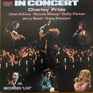 見本盤 sample 2LP / In Concert With Host Charley Pride / カントリー イン・コンサート / '75 RCA-9109 -10 / 白ラベル 稀少盤