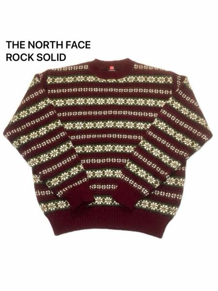 THE NORTH FACE ノルディック柄ニット