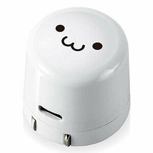  last 2 piece new goods unused body only Elecom 1.5A Type-C USB AC charger compact design white face MPA-ACC15WF