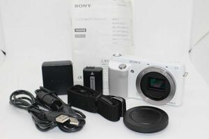 ■新品同様品■ソニー SONY NEX-F3 ボディ ホワイト ミラーレス一眼レフ Body #Z2940