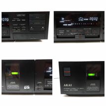 【通電確認のみ】 AKAI カセットデッキ GX-R88_画像2