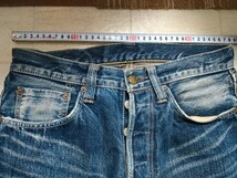 　サイズ：30 　日本製　セルビッチデニム使用　SUGAR CANE シュガーケーン UNION STAR JEANS ヴィンテージ加工　ジーンズ　デニム パンツ_画像2