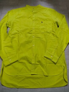 サイズ：M　タグ付き未使用品　Arnold Palmer （アーノルドパーマー）バンドカラー長袖シャツ　100%コットン