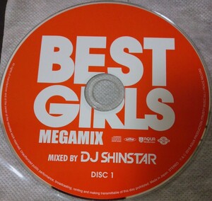 【送料無料】オムニバス BEST GIRLS Megamix mixed by DJ SHINSTAR Disc.1 廃盤 [CD]
