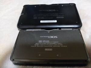 【ジャンク品】Nintendo ニンテンドー 任天堂 3DS 3DSLL 本体のみ 2台セットまとめ タッチペンとSDカード欠品 