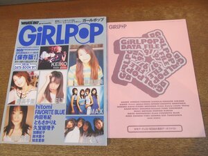 2311TN*GiRLPOP girl pop extra-large number 25/1997.5* Kahara Tomomi /KEIKO(globe)/ Moritaka Chisato /ELT/MAX/ Tanimura Yumi /SPEED/hitomi/ Uchida Yuki / Tomosaka Rie 