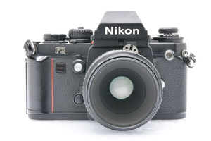 Nikon F3 アイレベル 129万台 + AI-S 55mm F2.8 ニコン フィルムカメラ 標準レンズ ジャンク品