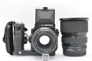 ZENZA BRONICA ETRSi + 135mm F4 + 45-90mm F4-5.6 ゼンザブロニカ 中判カメラ レンズ